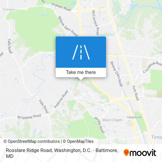Mapa de Rosslare Ridge Road
