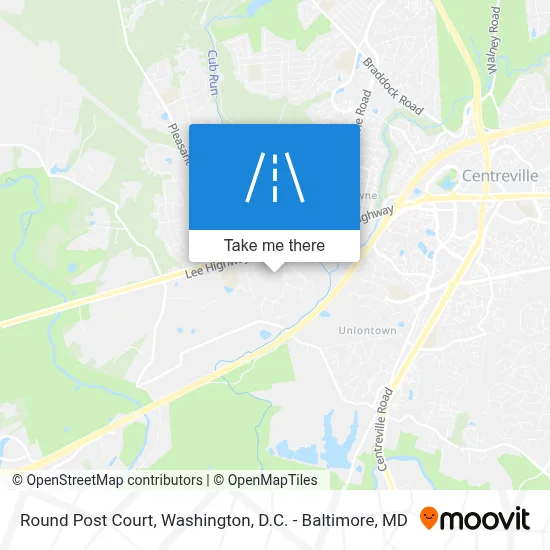 Round Post Court map