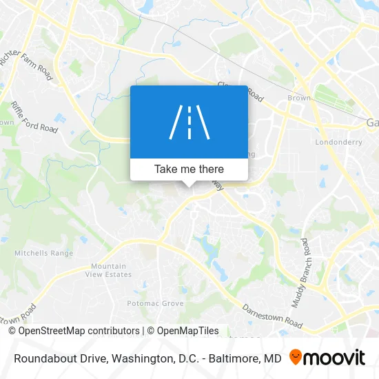 Roundabout Drive map