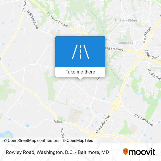 Rowley Road map