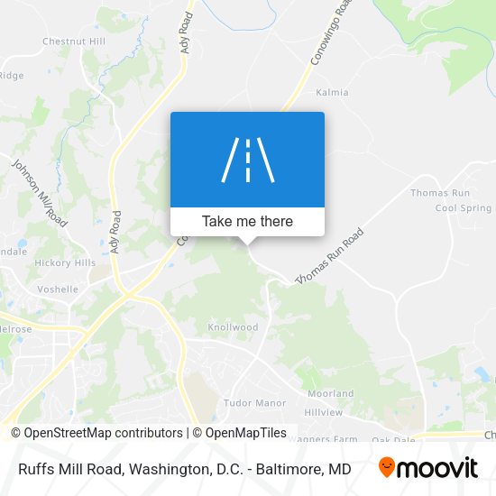 Mapa de Ruffs Mill Road
