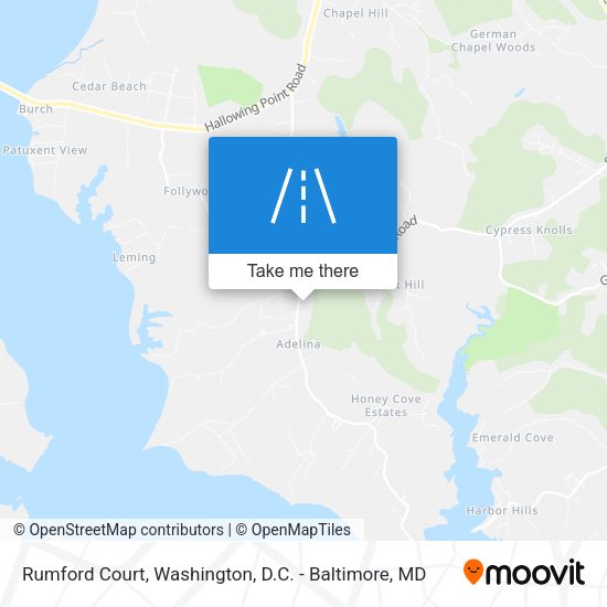 Rumford Court map