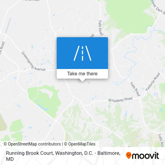 Running Brook Court map