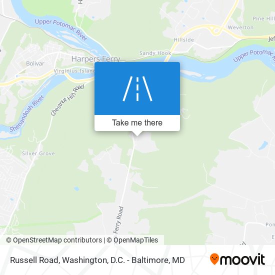 Russell Road map