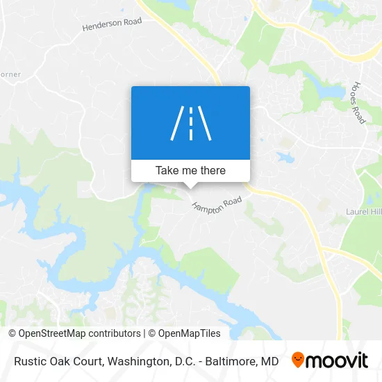 Rustic Oak Court map