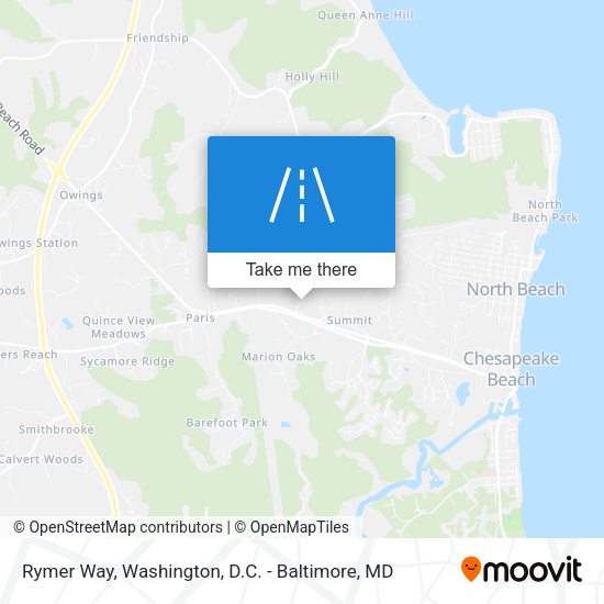 Rymer Way map