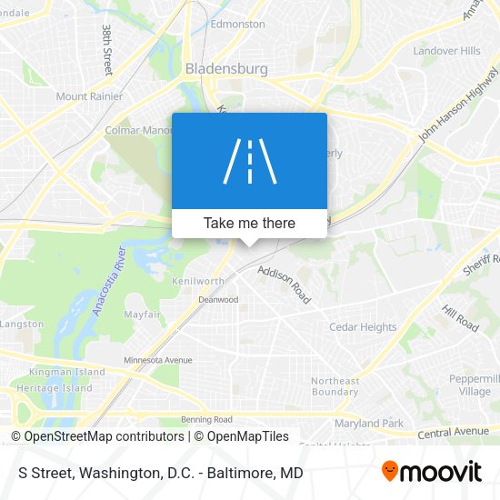 S Street map
