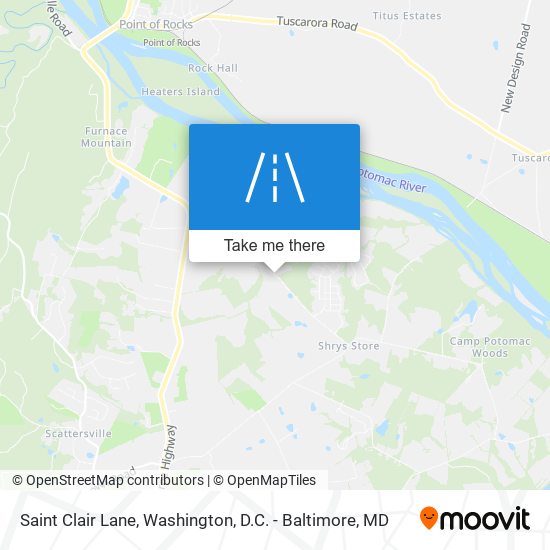 Mapa de Saint Clair Lane