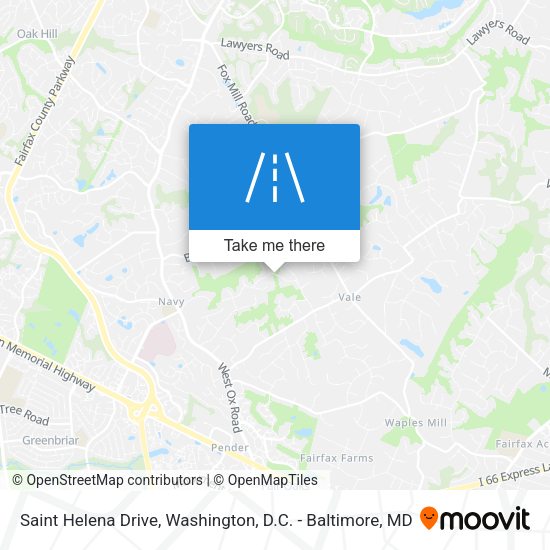 Saint Helena Drive map