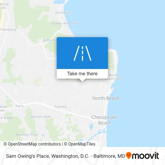 Sam Owing's Place map