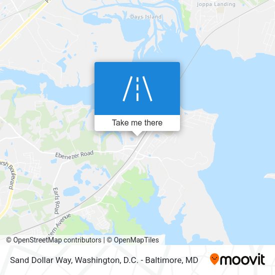 Sand Dollar Way map