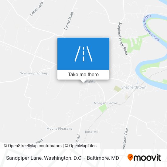 Sandpiper Lane map