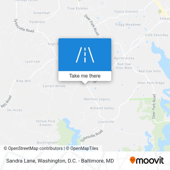 Mapa de Sandra Lane