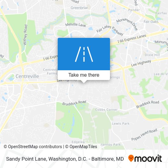 Mapa de Sandy Point Lane