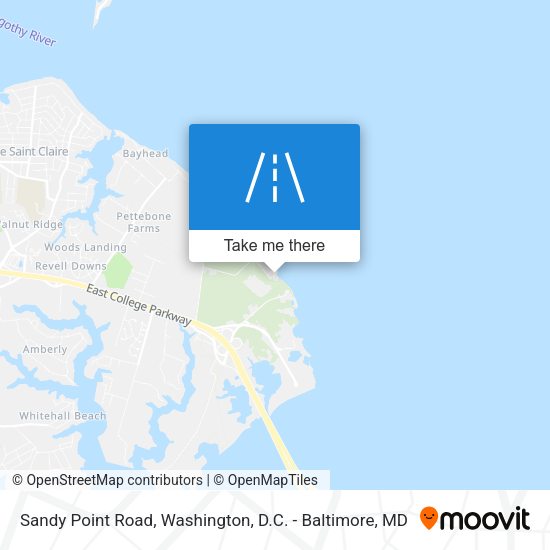Mapa de Sandy Point Road