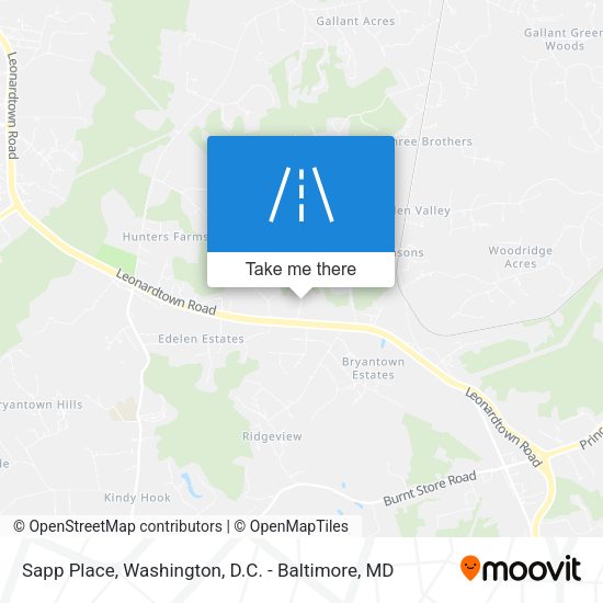 Sapp Place map