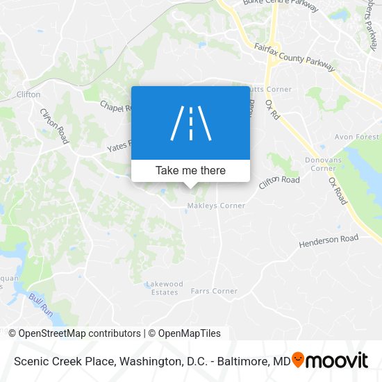 Scenic Creek Place map