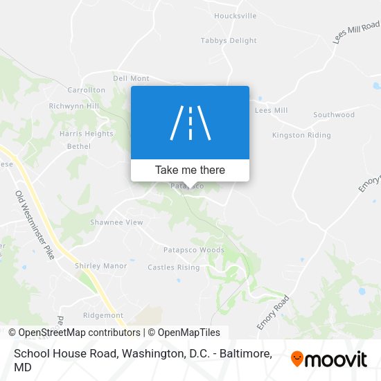 School House Road map