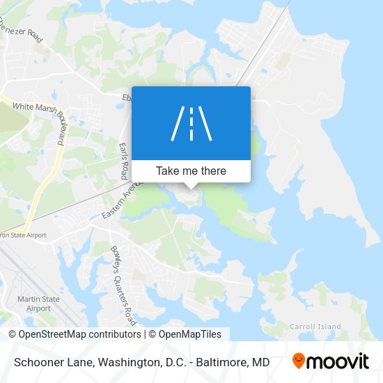 Schooner Lane map