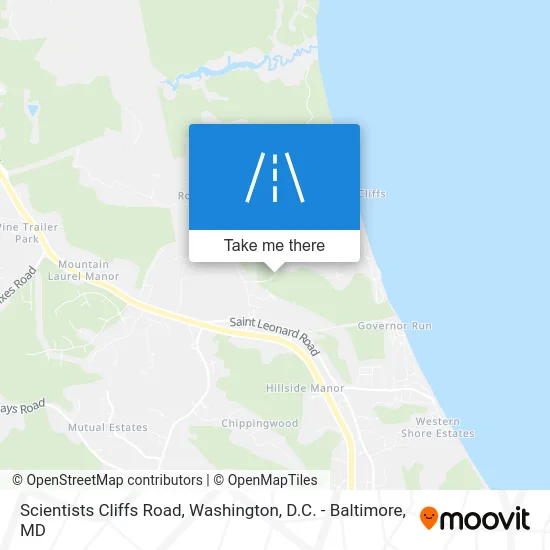 Scientists Cliffs Road map