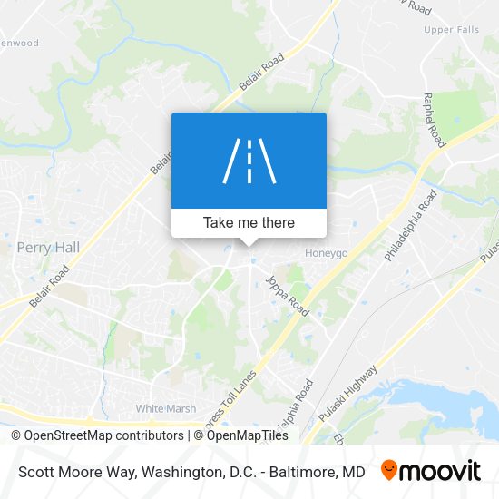Scott Moore Way map