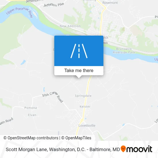 Scott Morgan Lane map