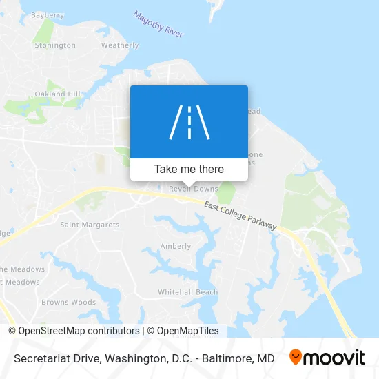 Secretariat Drive map