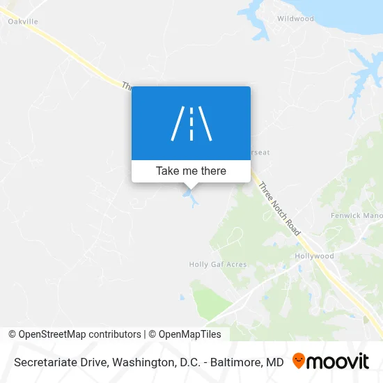 Secretariate Drive map