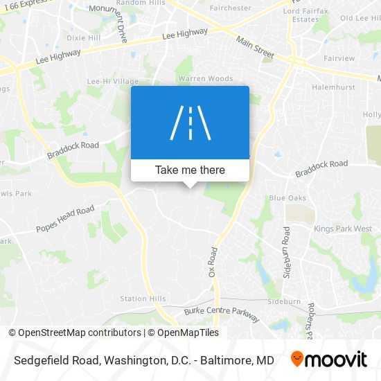 Mapa de Sedgefield Road