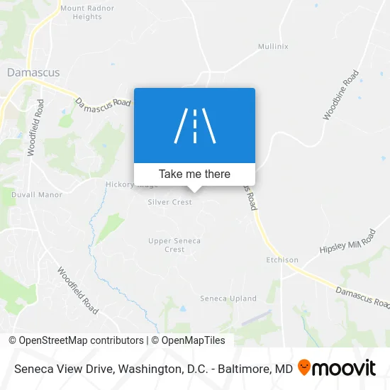 Seneca View Drive map