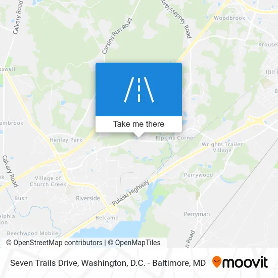 Seven Trails Drive map