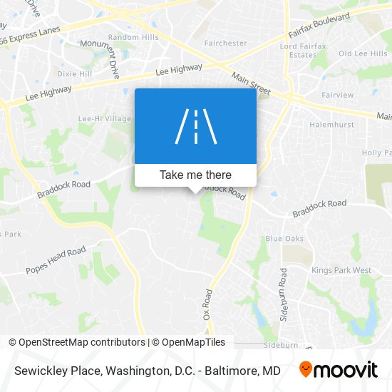 Mapa de Sewickley Place