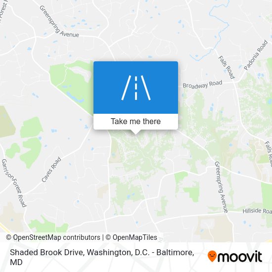 Mapa de Shaded Brook Drive