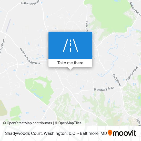 Shadywoods Court map