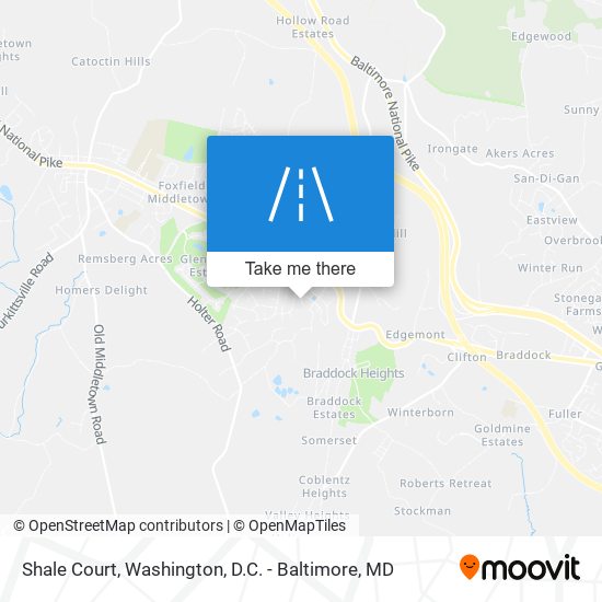 Shale Court map