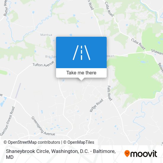 Shaneybrook Circle map