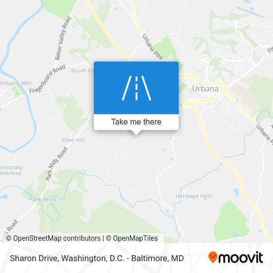 Mapa de Sharon Drive