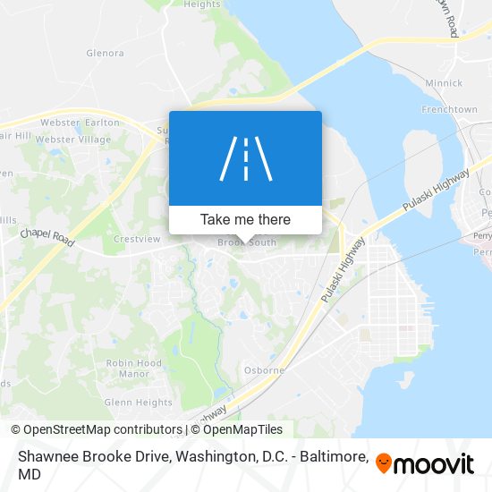 Shawnee Brooke Drive map