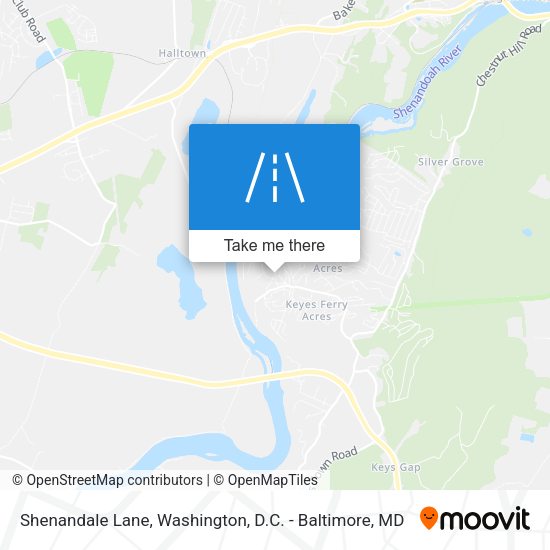 Mapa de Shenandale Lane