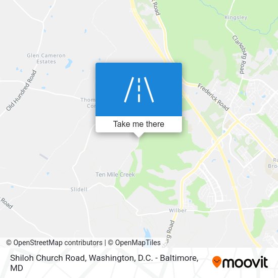 Mapa de Shiloh Church Road