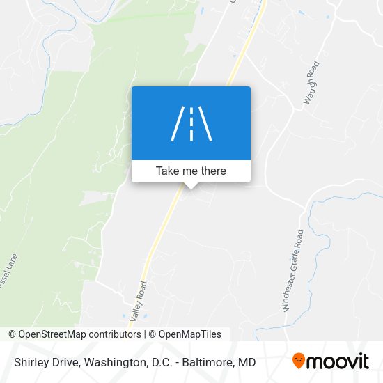 Mapa de Shirley Drive