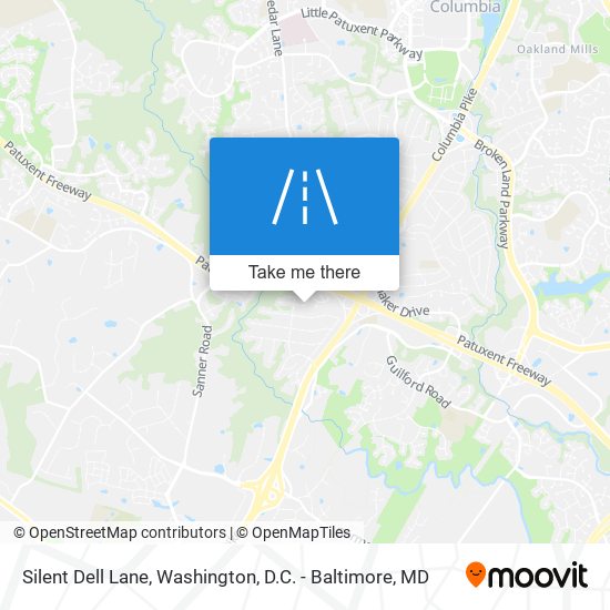 Silent Dell Lane map