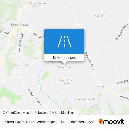 Silver Crest Drive map