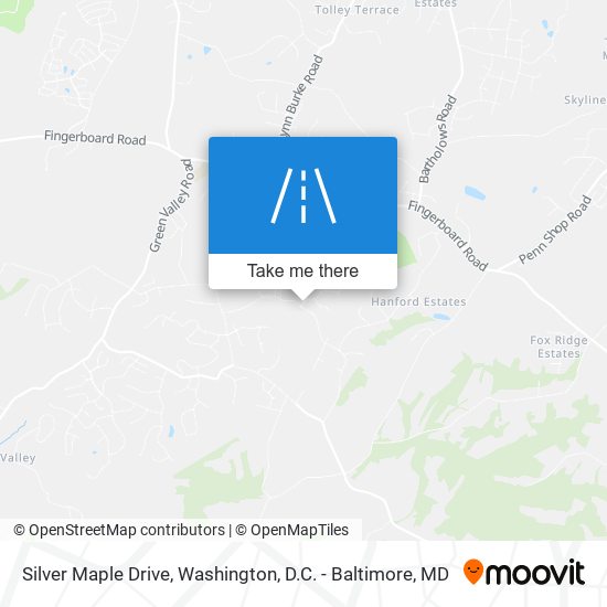 Silver Maple Drive map