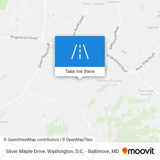 Silver Maple Drive map