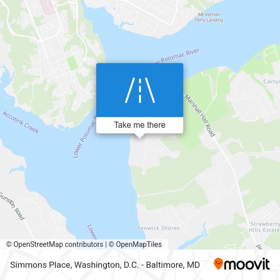 Mapa de Simmons Place
