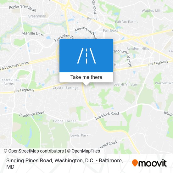 Mapa de Singing Pines Road