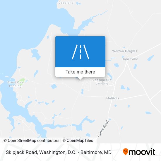 Skipjack Road map