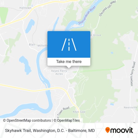 Mapa de Skyhawk Trail