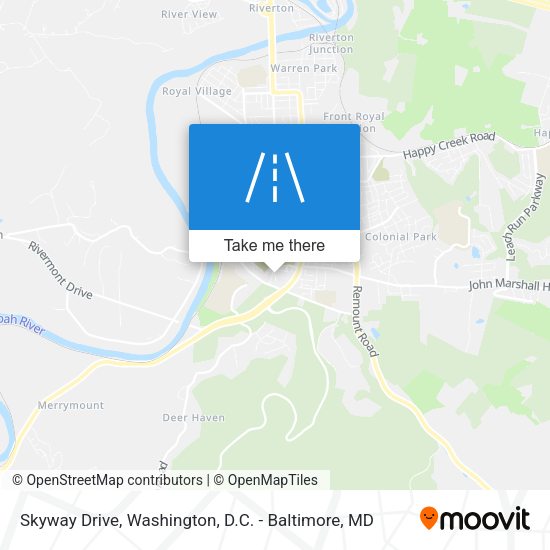 Skyway Drive map